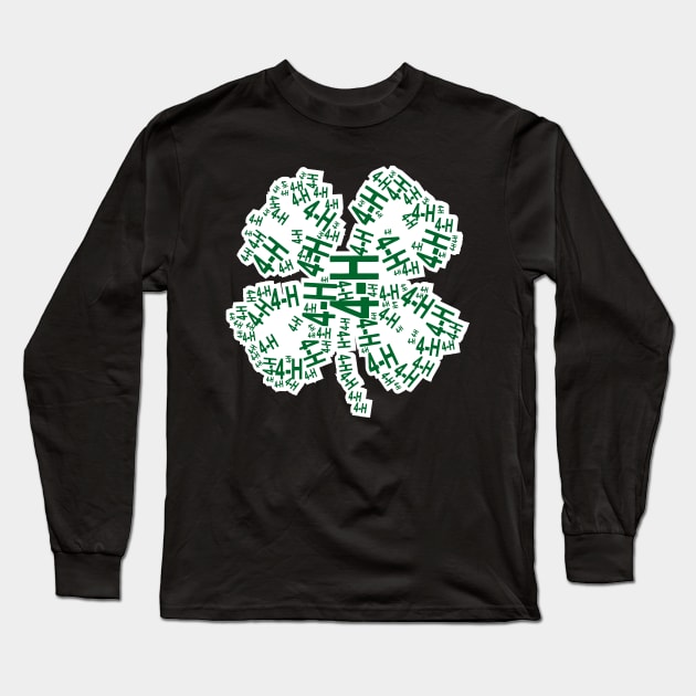 4h camp clover Long Sleeve T-Shirt by The Laughing Professor